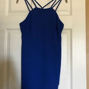Royal blue dress